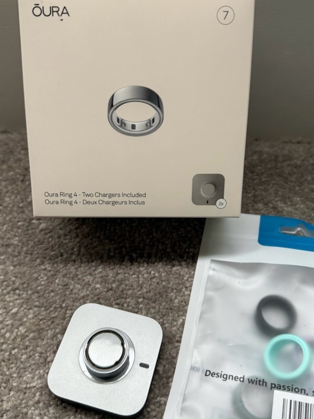 Original Oura Ring in Silver, size 7